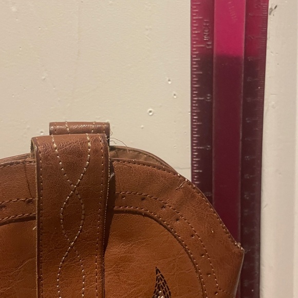 Mia leather cowboy booties - Picture 6 of 11